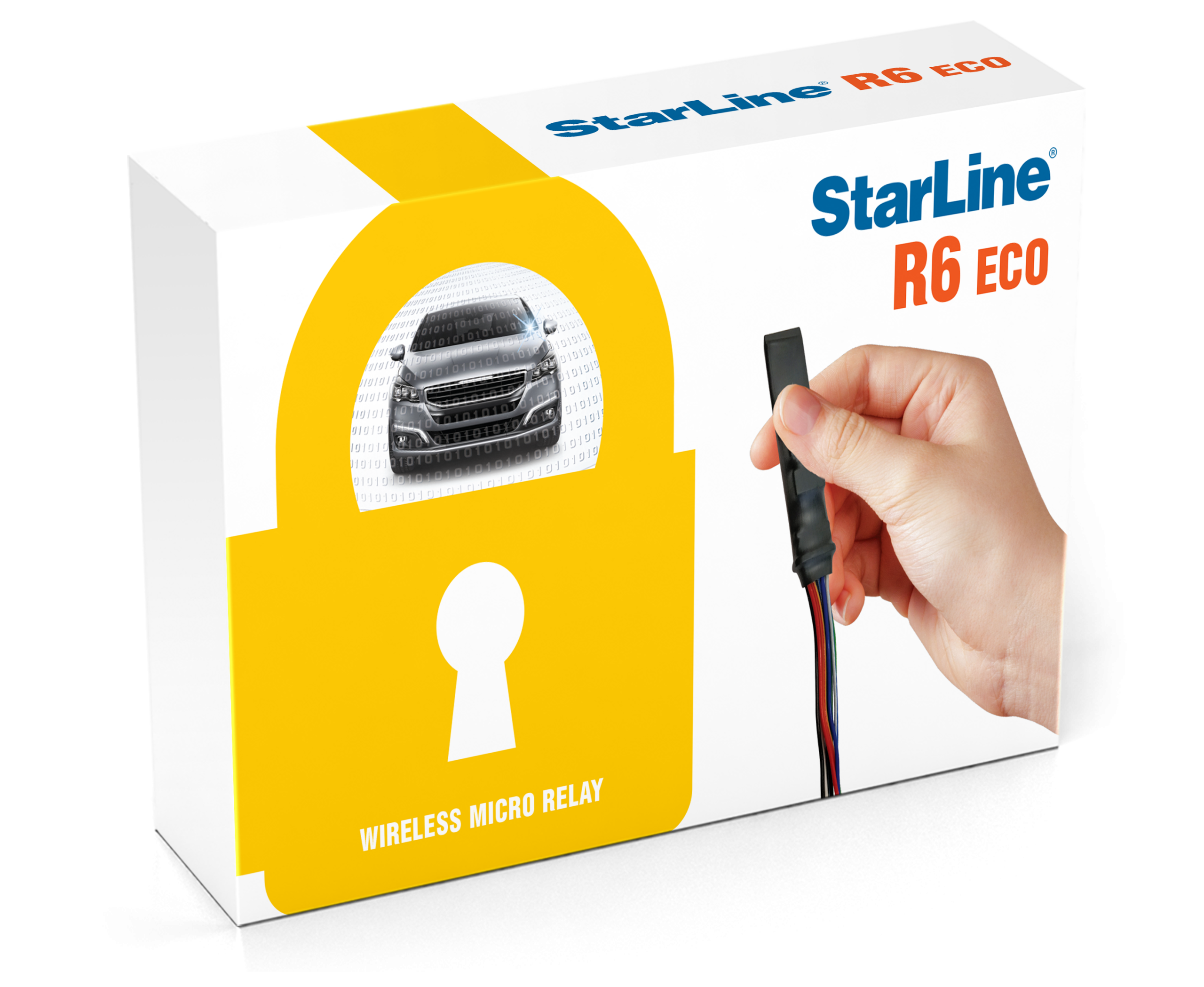 StarLine SL-R6-ECO — Micro-relais Bluetooth étanche