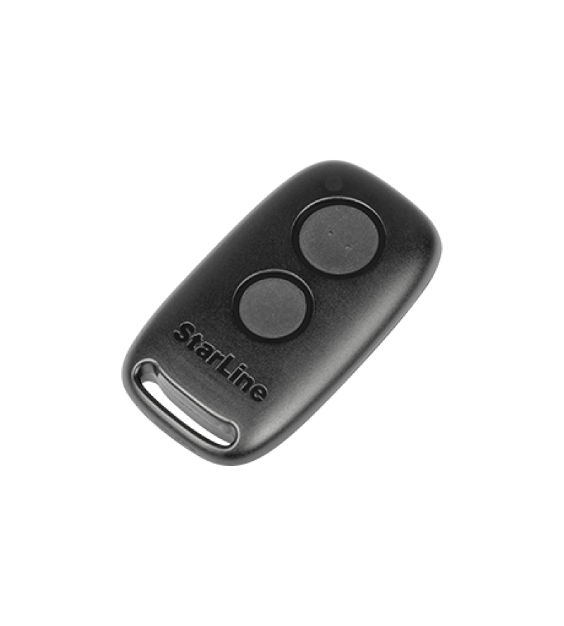 Badge Bluetooth StarLine BT-REM à deux boutons vu de trois quarts
